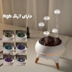 بخور سرد دکوراتیو LED مدل عروس دریایی 300ml با کنترل و حساس به صدا - تصویر 6
