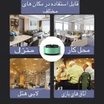 زیرسیگاری هوشمند با طراحی جمع‌وجور و قابل حمل