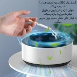 زیرسیگاری هوشمند با گردش باد ۳۶۰ درجه