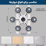 هدف بوکس چراغ‌دار شارژی همراه دستکش حرفه‌ای