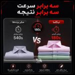 مخزن آب ۹۵ میلی‌لیتری اتو بخار پرتابل دستی